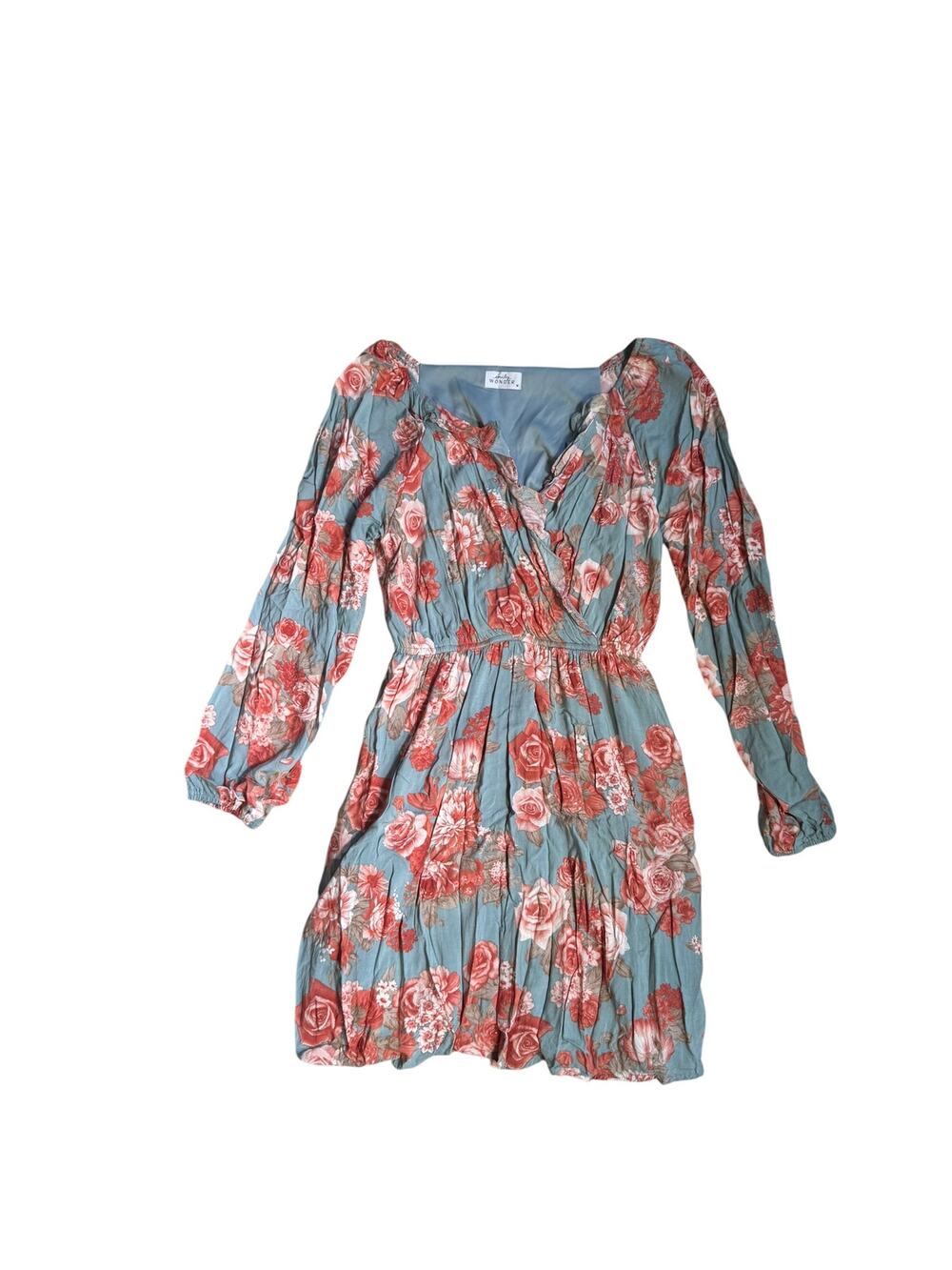 EMILY WONDER Dress Long Sleeve Floral Medium Knee Length